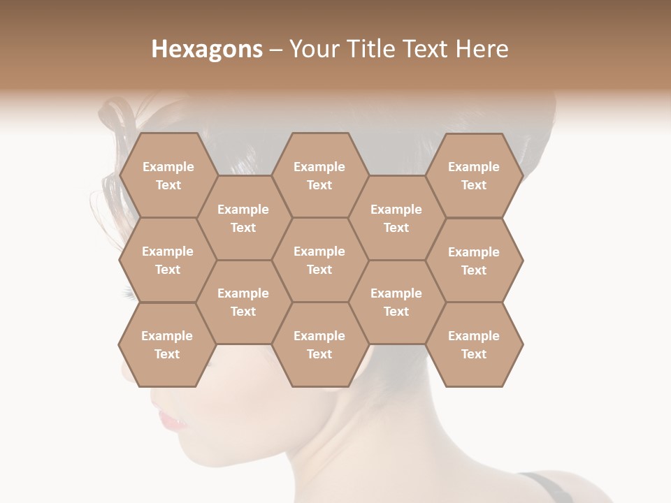 Portrait Hair Gorgeous PowerPoint Template