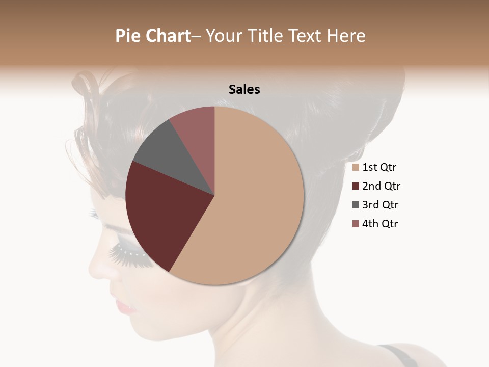 Portrait Hair Gorgeous PowerPoint Template