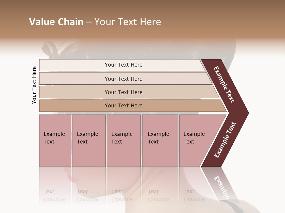 Portrait Hair Gorgeous PowerPoint Template