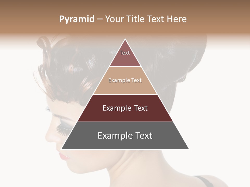 Portrait Hair Gorgeous PowerPoint Template