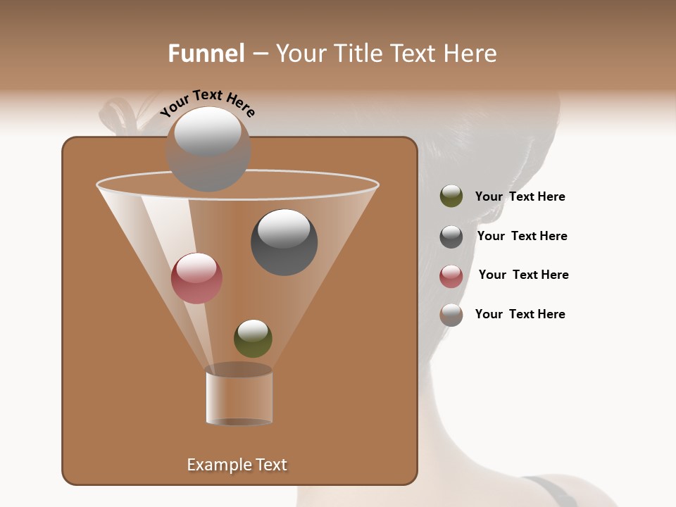 Portrait Hair Gorgeous PowerPoint Template