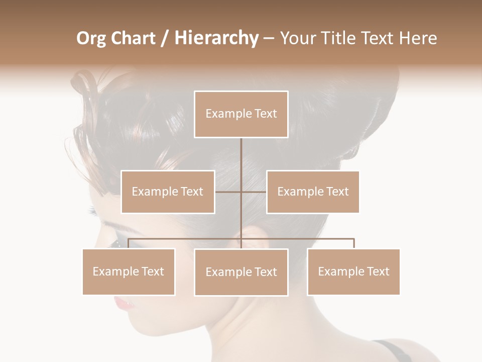 Portrait Hair Gorgeous PowerPoint Template