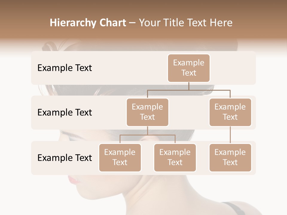 Portrait Hair Gorgeous PowerPoint Template