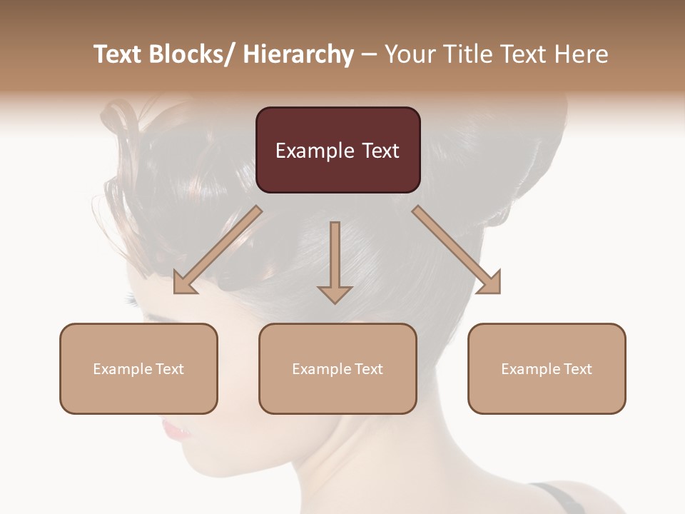 Portrait Hair Gorgeous PowerPoint Template