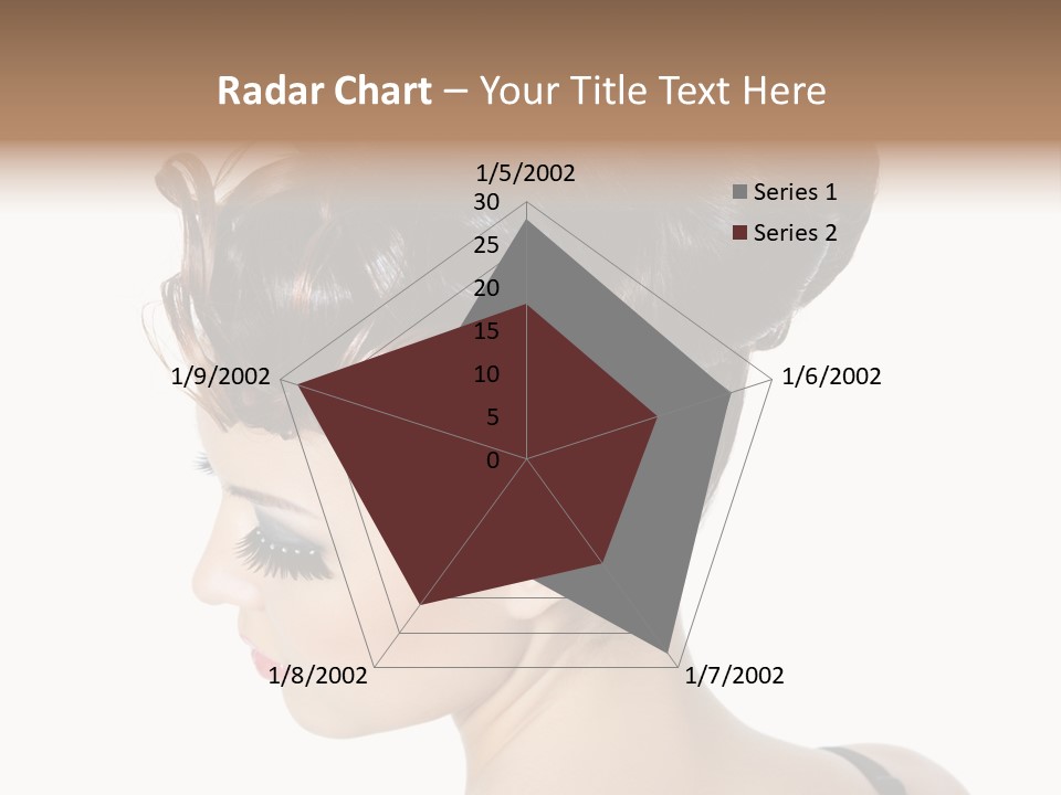 Portrait Hair Gorgeous PowerPoint Template