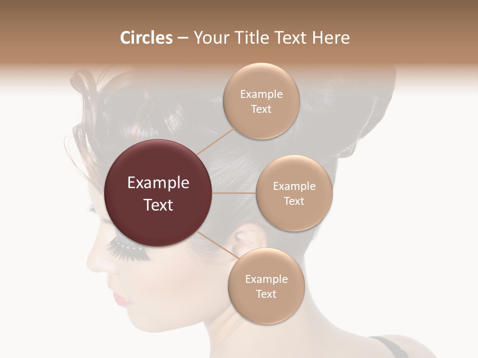 Portrait Hair Gorgeous PowerPoint Template