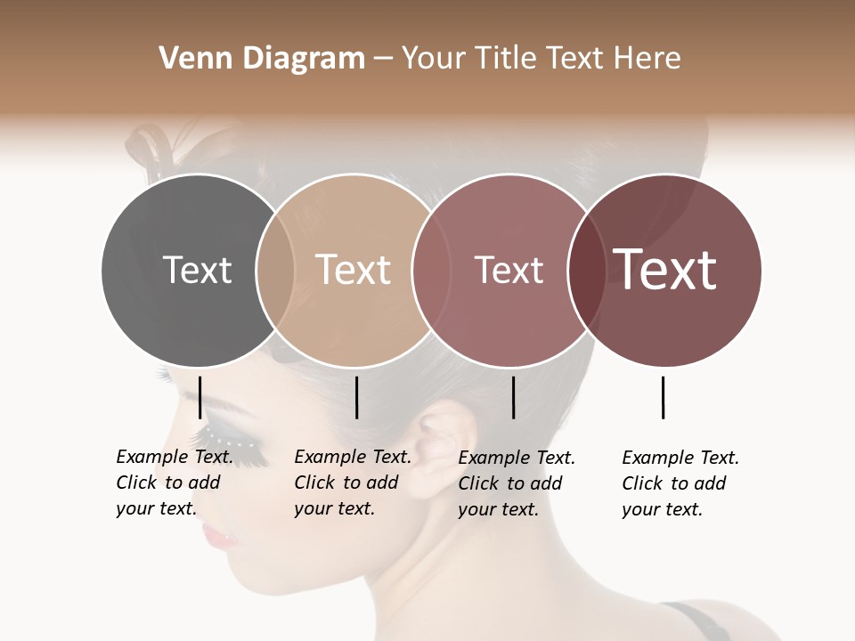 Portrait Hair Gorgeous PowerPoint Template