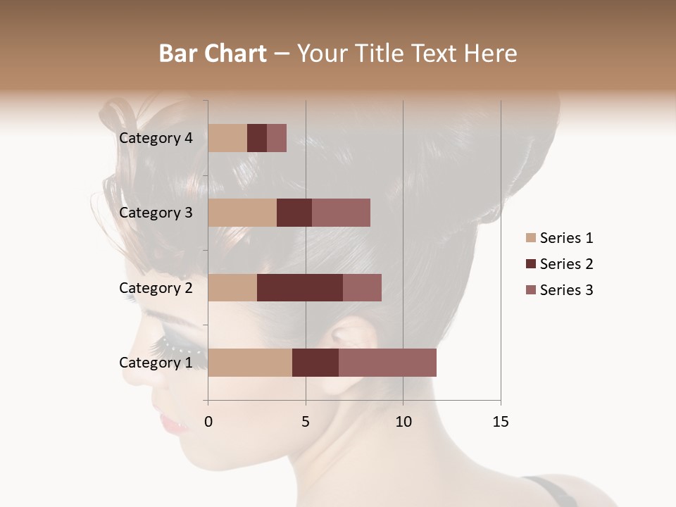 Portrait Hair Gorgeous PowerPoint Template