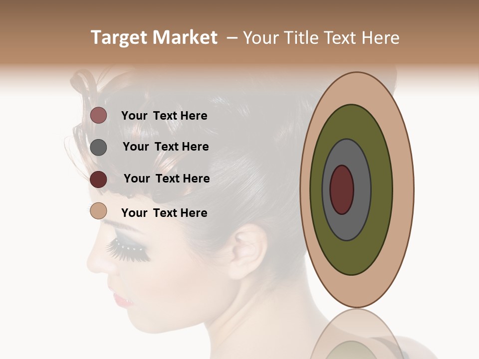 Portrait Hair Gorgeous PowerPoint Template