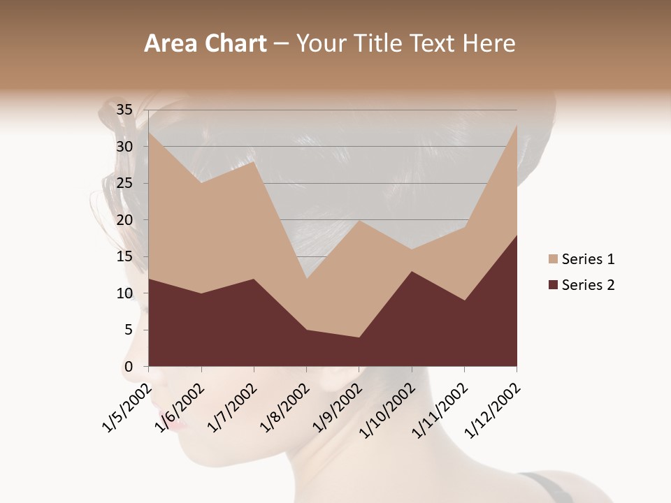 Portrait Hair Gorgeous PowerPoint Template