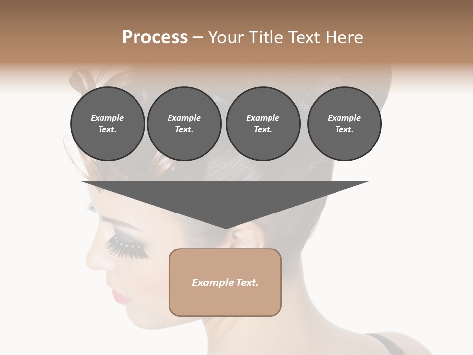 Portrait Hair Gorgeous PowerPoint Template