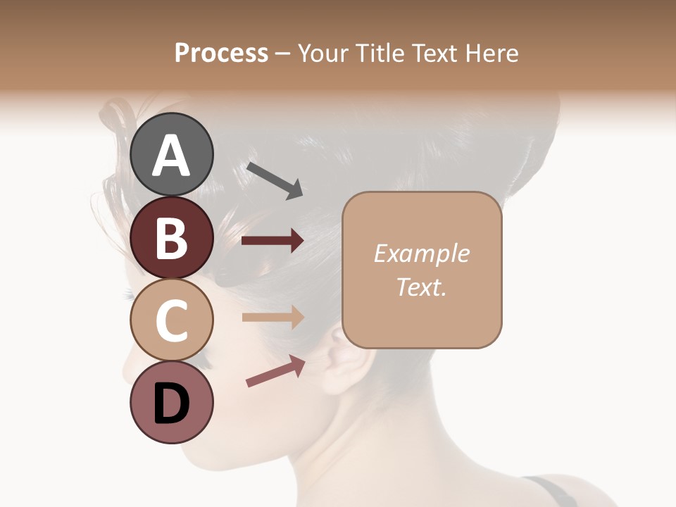 Portrait Hair Gorgeous PowerPoint Template