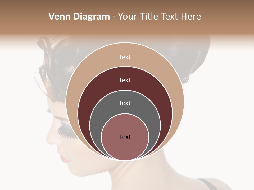 Portrait Hair Gorgeous PowerPoint Template