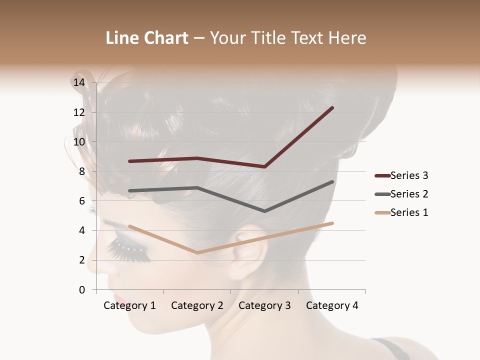 Portrait Hair Gorgeous PowerPoint Template