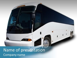 Delivery Coach Glass PowerPoint Template