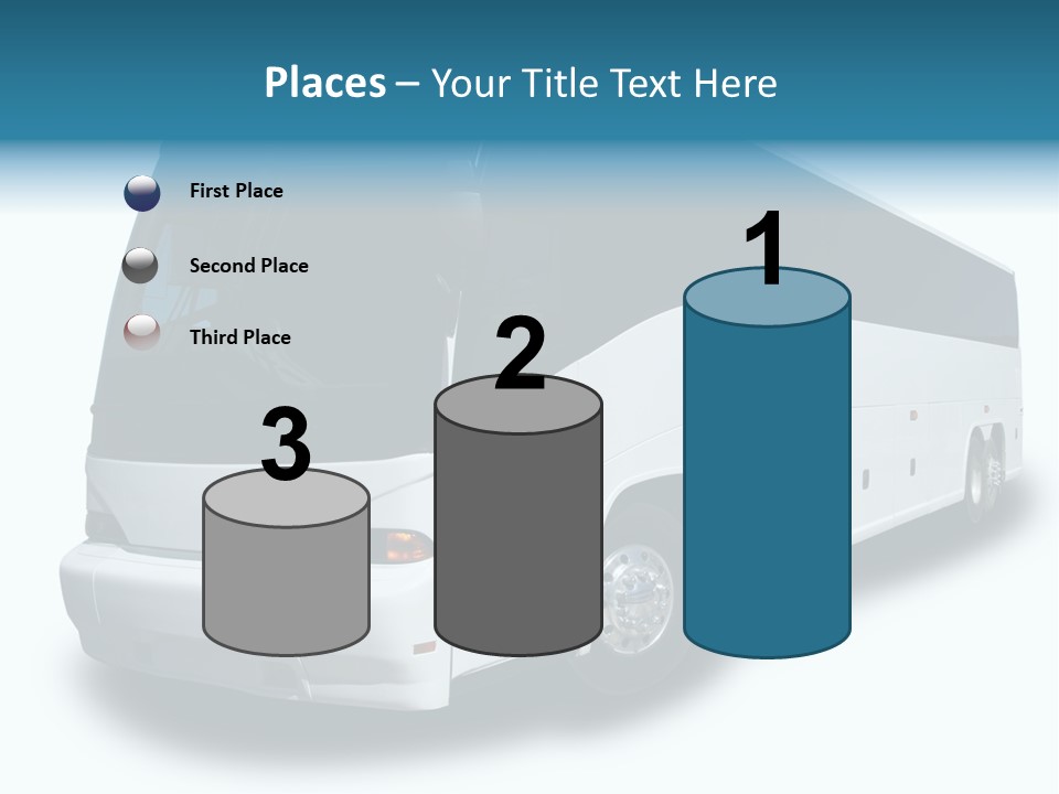 Delivery Coach Glass PowerPoint Template