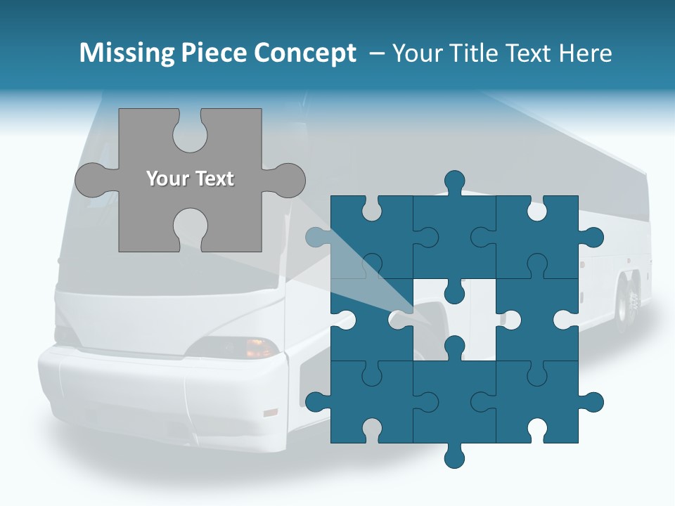 Delivery Coach Glass PowerPoint Template