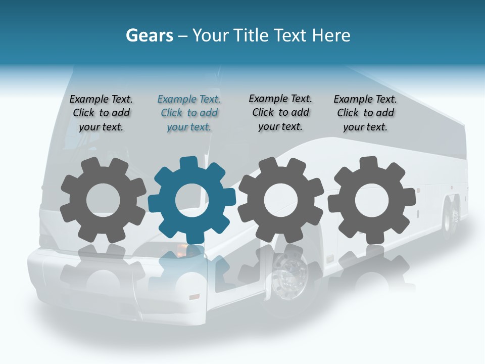 Delivery Coach Glass PowerPoint Template