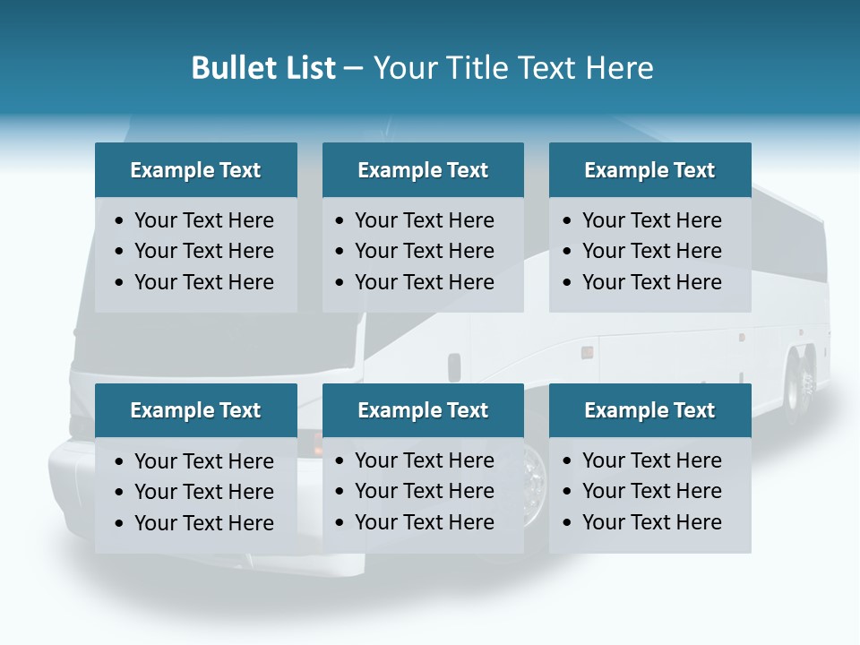 Delivery Coach Glass PowerPoint Template