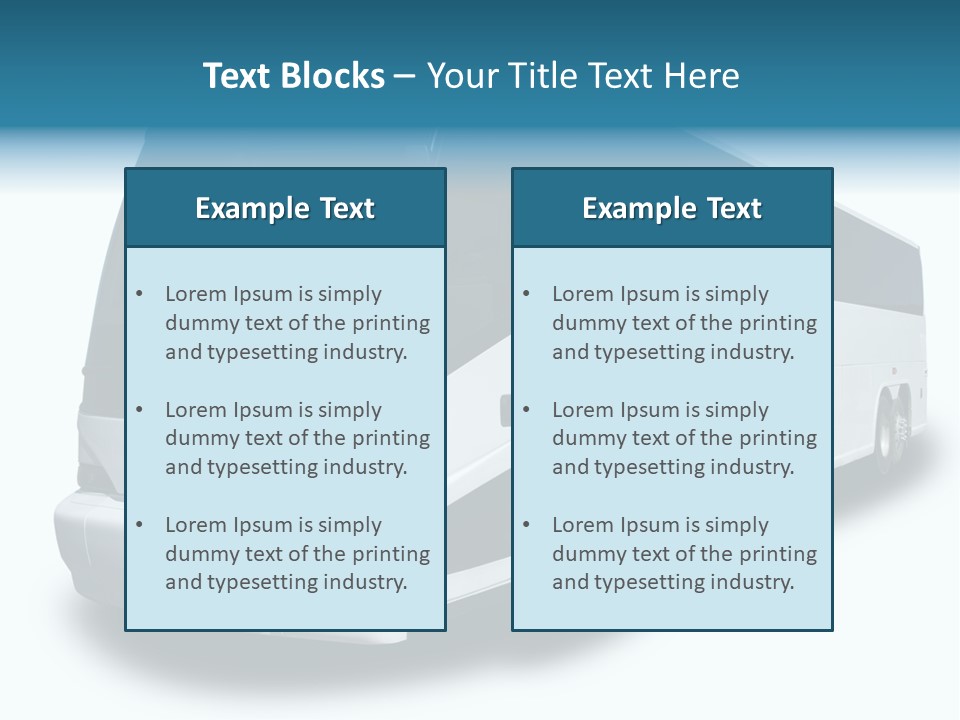 Delivery Coach Glass PowerPoint Template