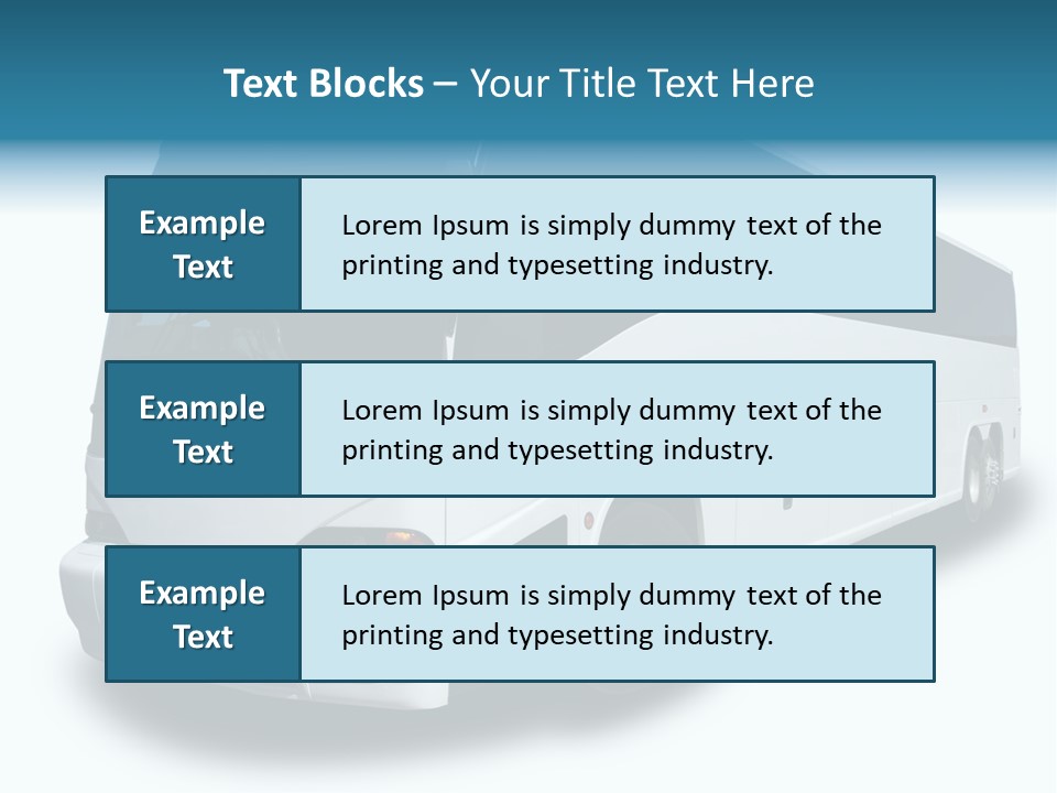 Delivery Coach Glass PowerPoint Template
