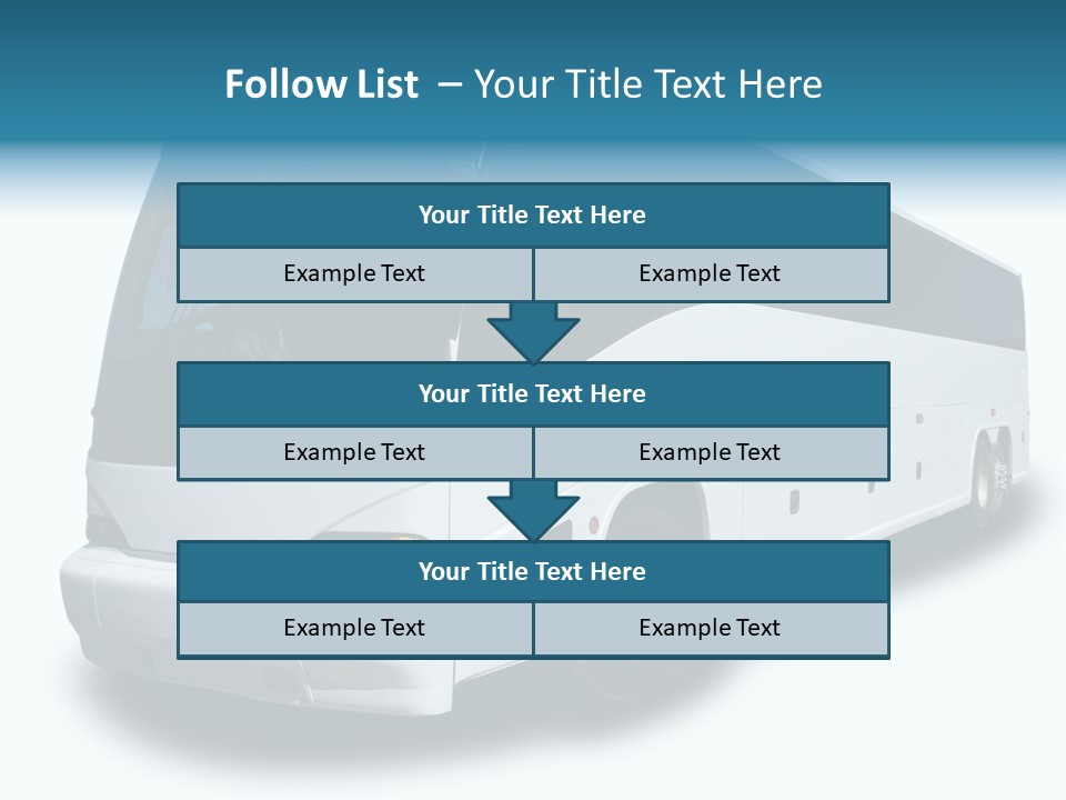 Delivery Coach Glass PowerPoint Template
