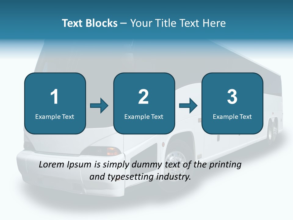 Delivery Coach Glass PowerPoint Template
