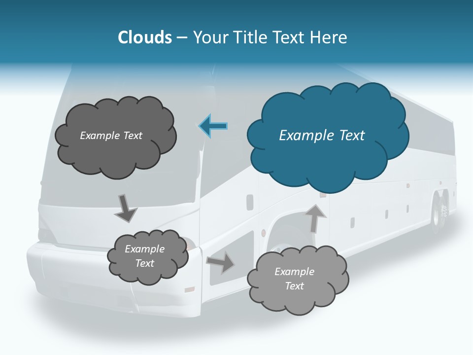 Delivery Coach Glass PowerPoint Template