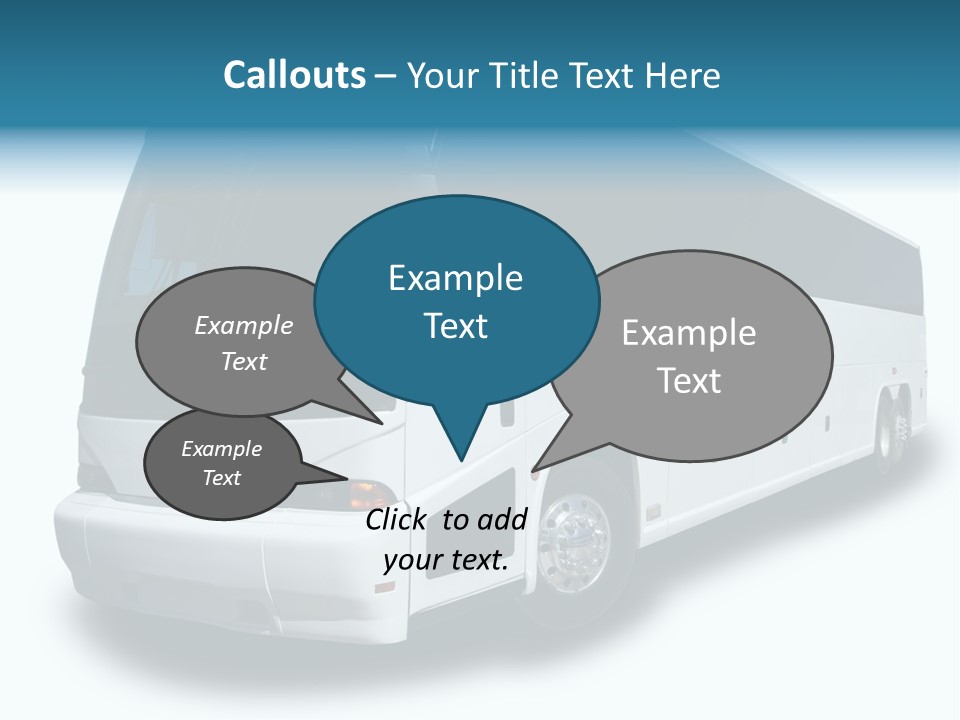 Delivery Coach Glass PowerPoint Template