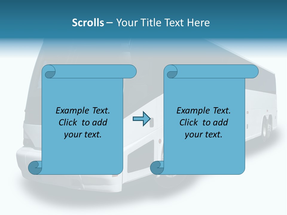 Delivery Coach Glass PowerPoint Template