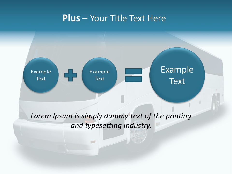 Delivery Coach Glass PowerPoint Template