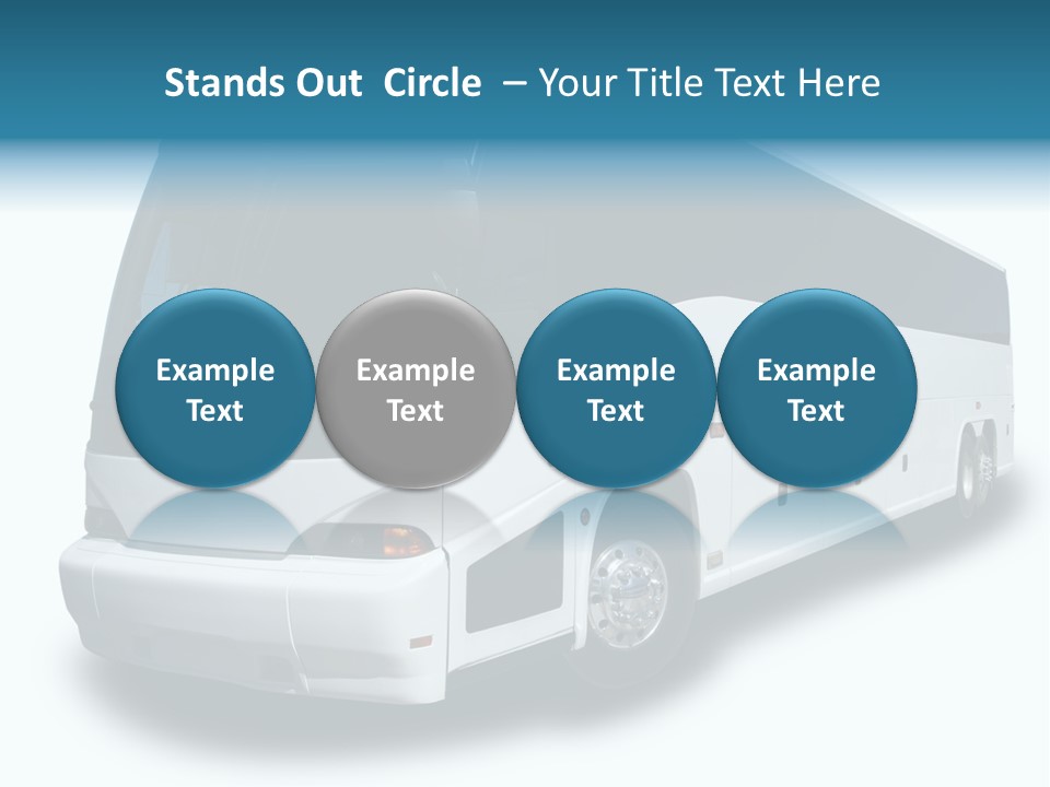 Delivery Coach Glass PowerPoint Template