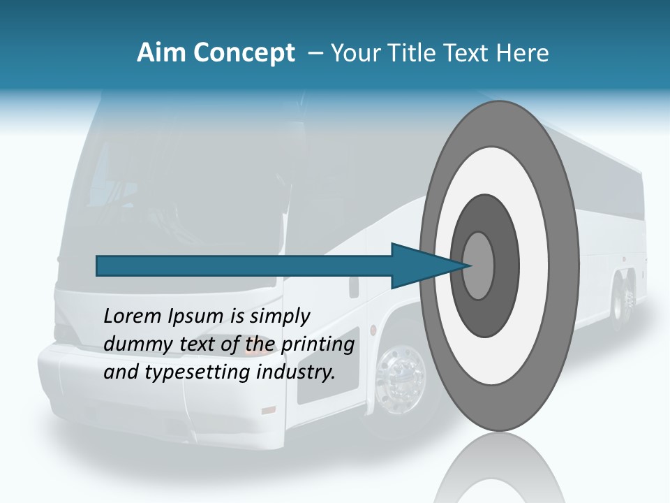 Delivery Coach Glass PowerPoint Template