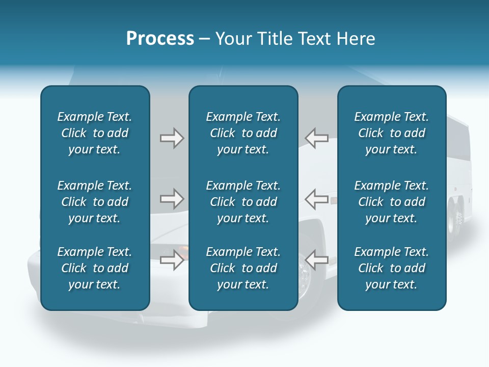 Delivery Coach Glass PowerPoint Template