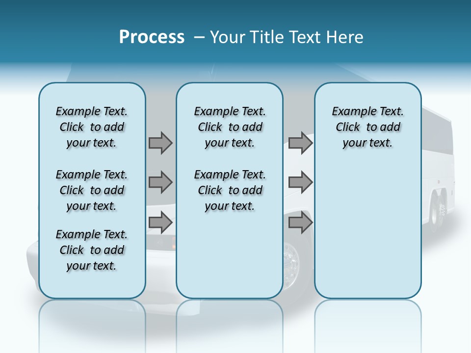 Delivery Coach Glass PowerPoint Template