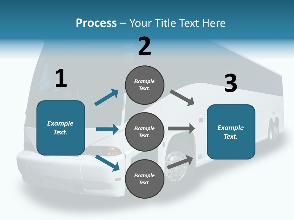 Delivery Coach Glass PowerPoint Template
