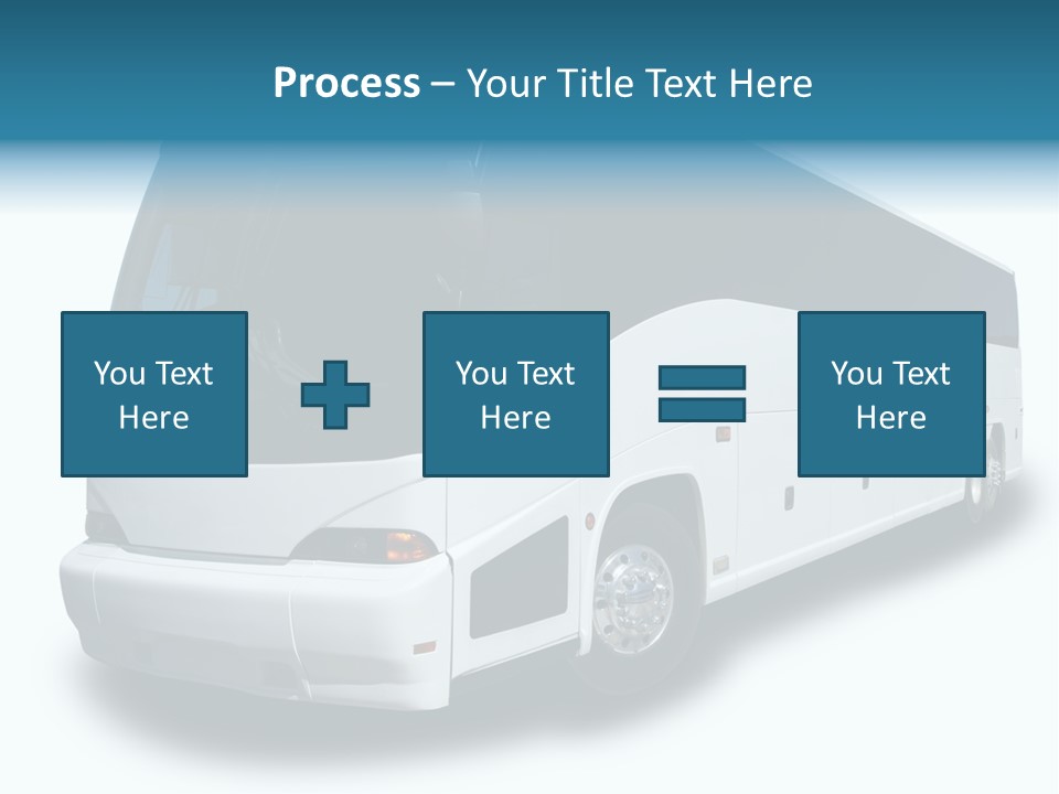 Delivery Coach Glass PowerPoint Template