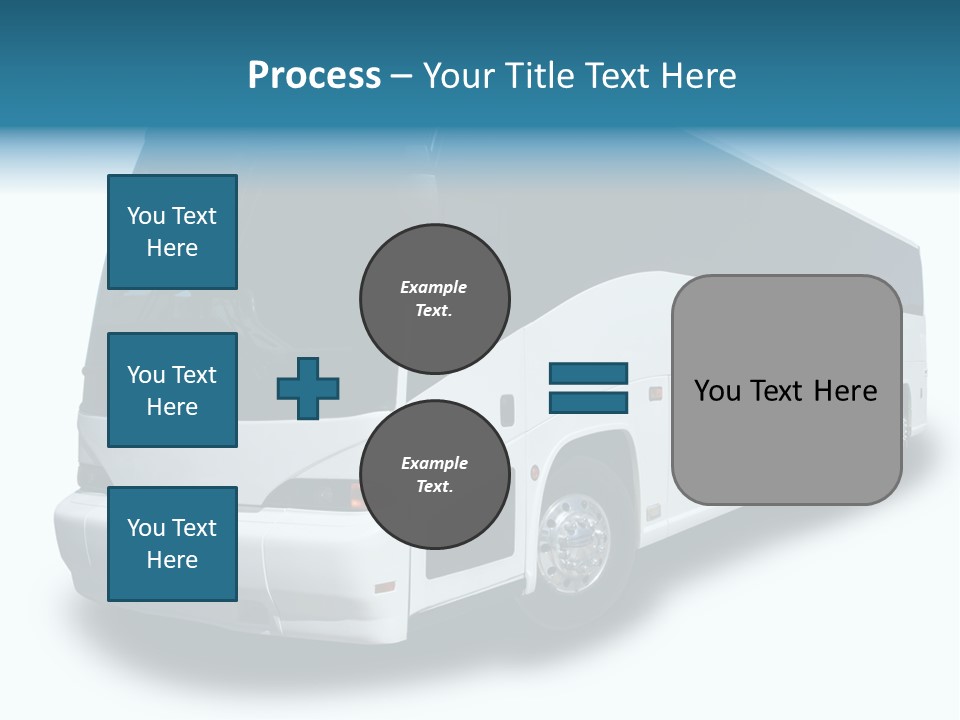 Delivery Coach Glass PowerPoint Template