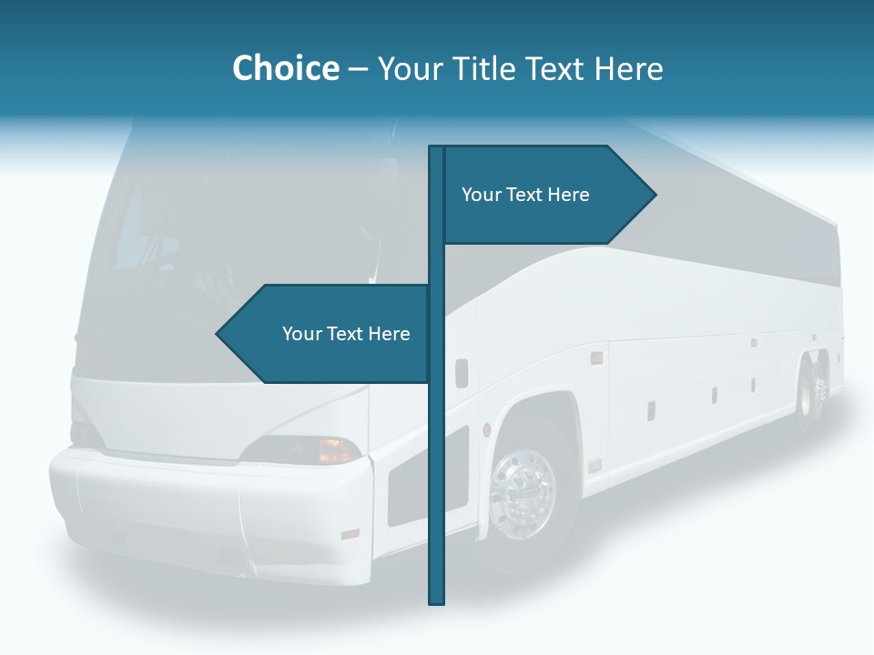 Delivery Coach Glass PowerPoint Template