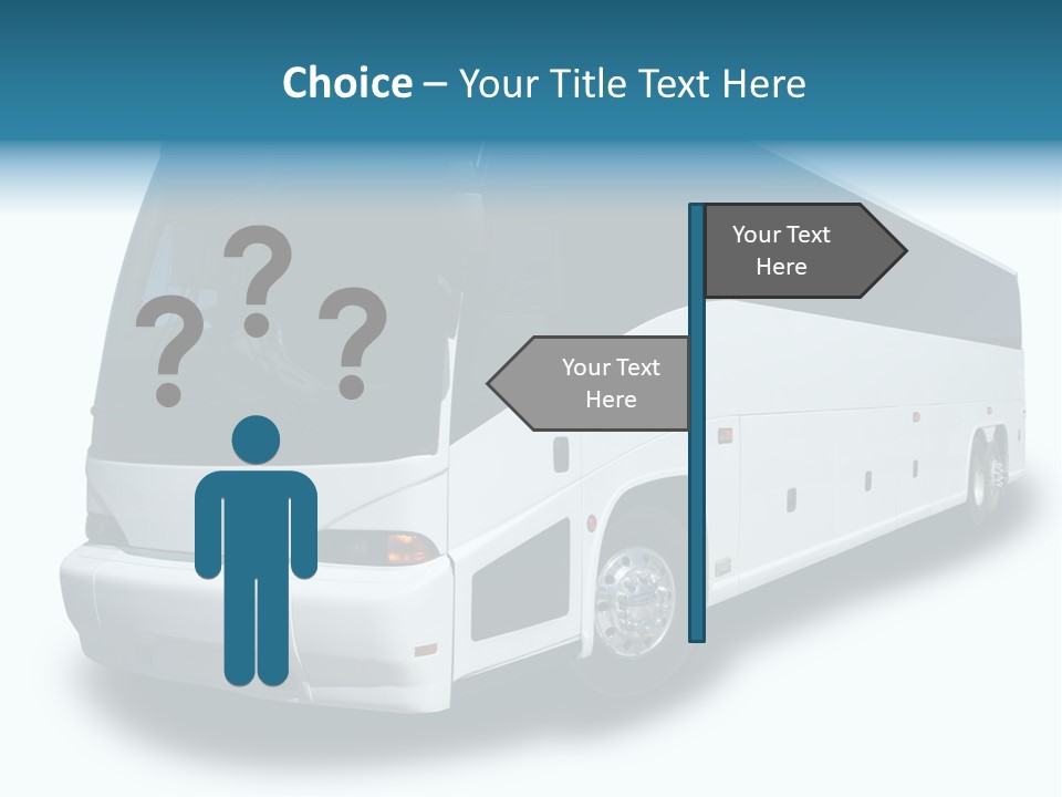 Delivery Coach Glass PowerPoint Template