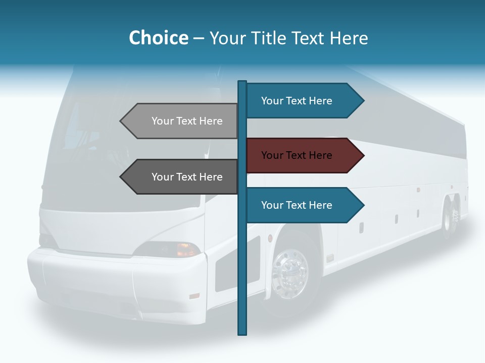 Delivery Coach Glass PowerPoint Template
