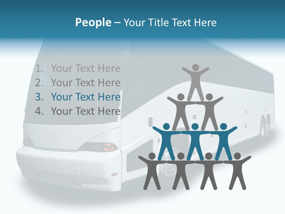 Delivery Coach Glass PowerPoint Template