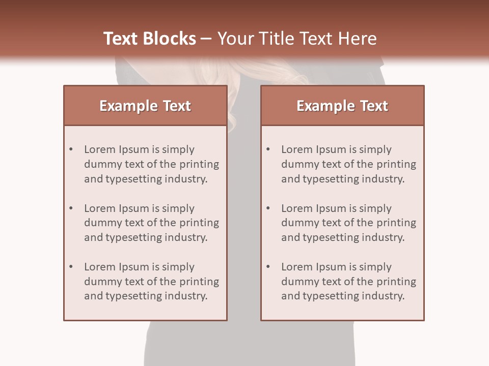 Modern Beauty Voluptuous PowerPoint Template