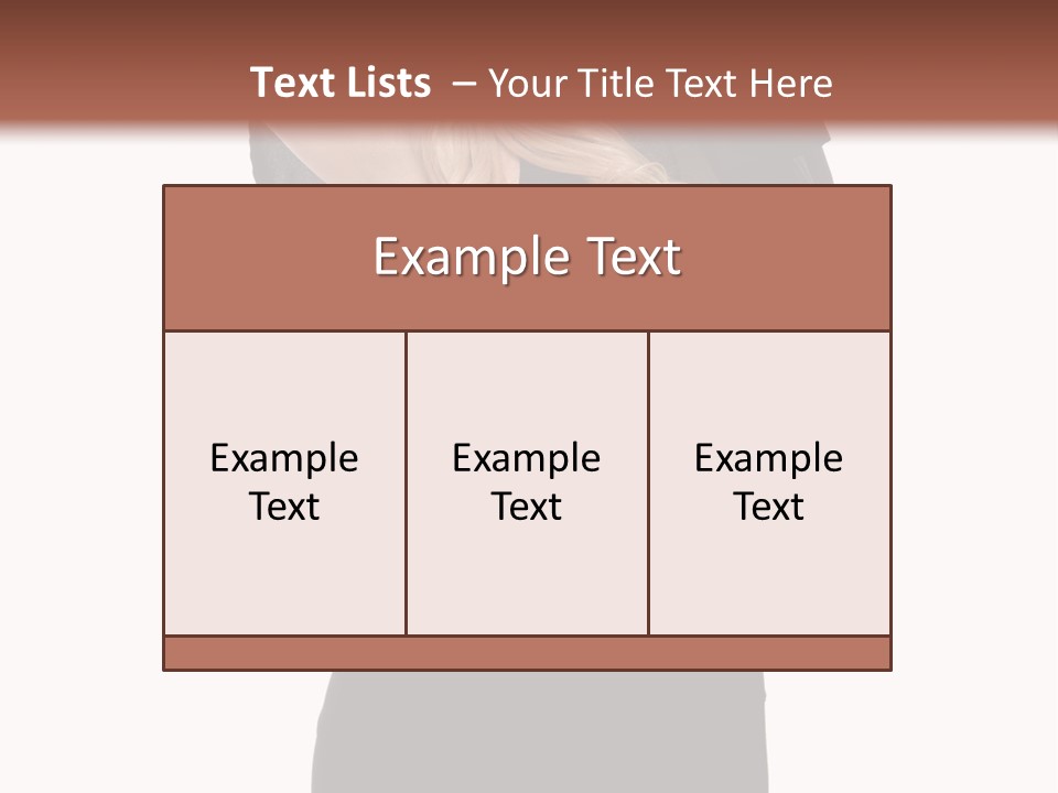 Modern Beauty Voluptuous PowerPoint Template