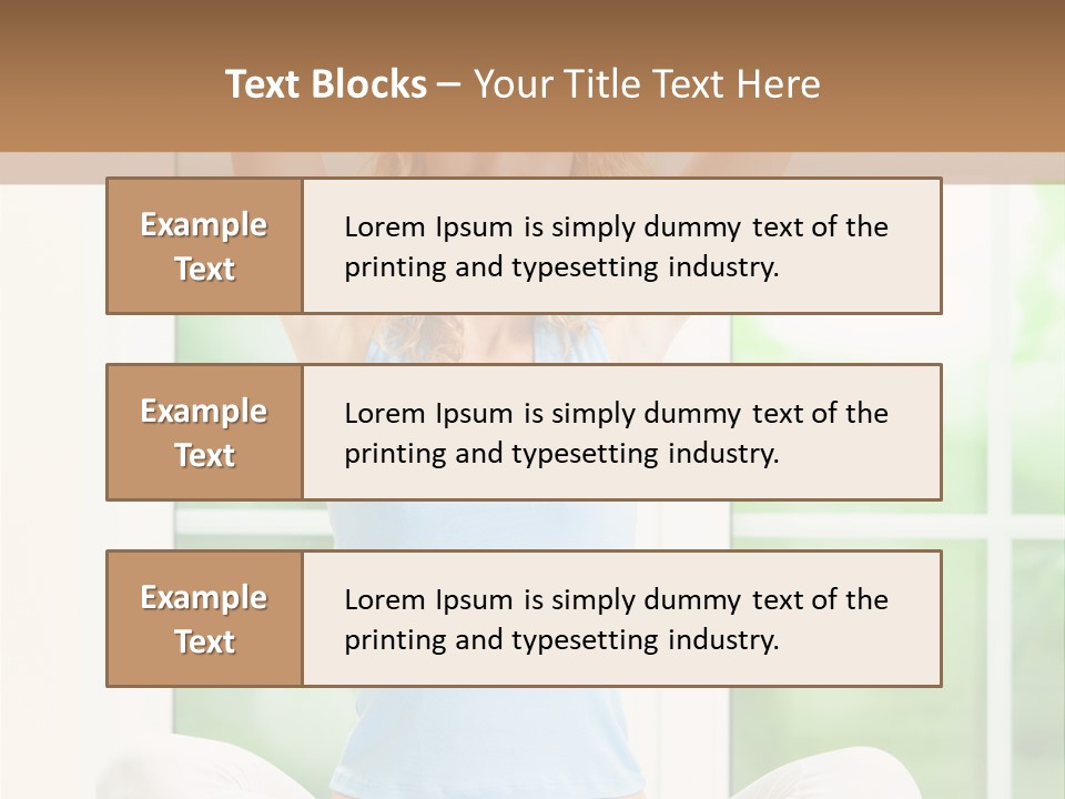 Train Person Shaping PowerPoint Template