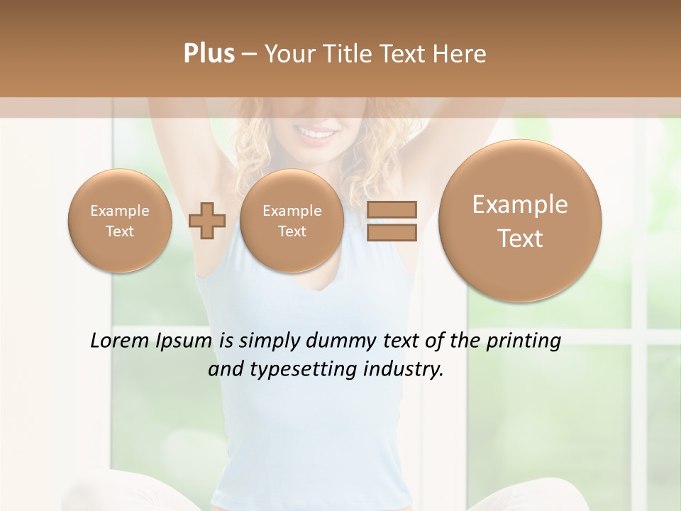 Train Person Shaping PowerPoint Template