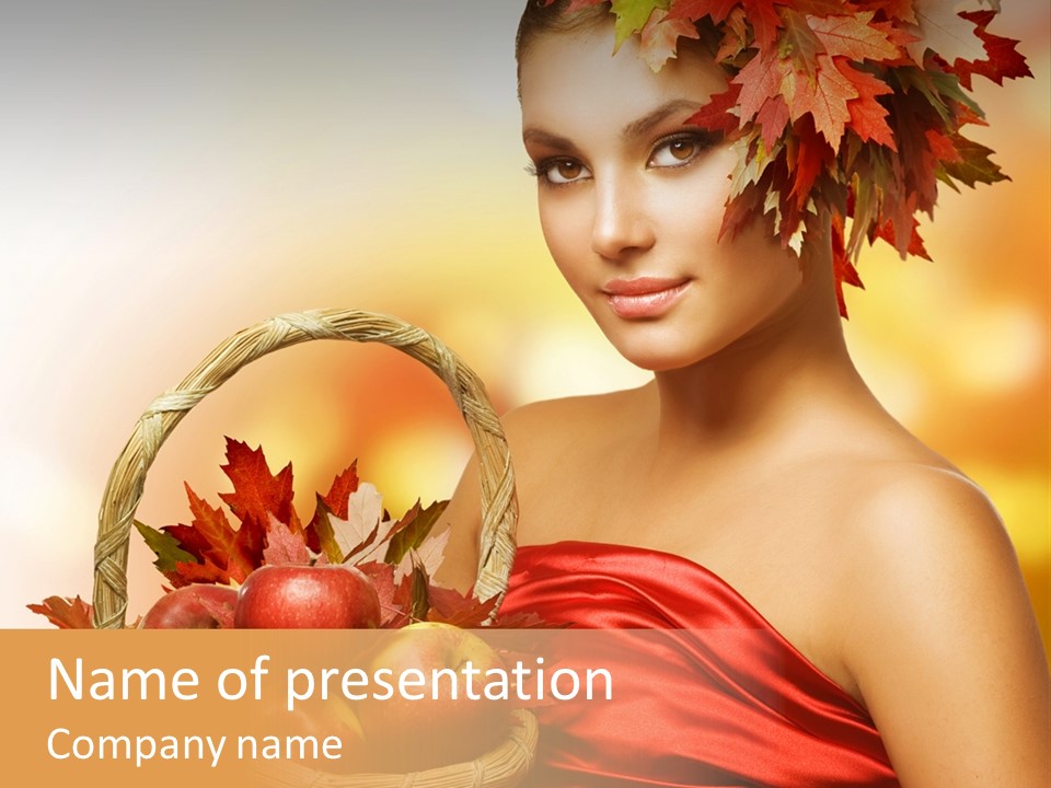 Hairstyling Apple Health PowerPoint Template