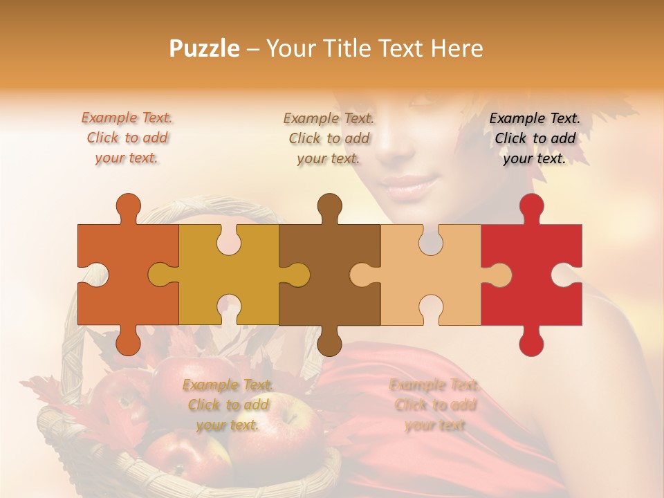 Hairstyling Apple Health PowerPoint Template