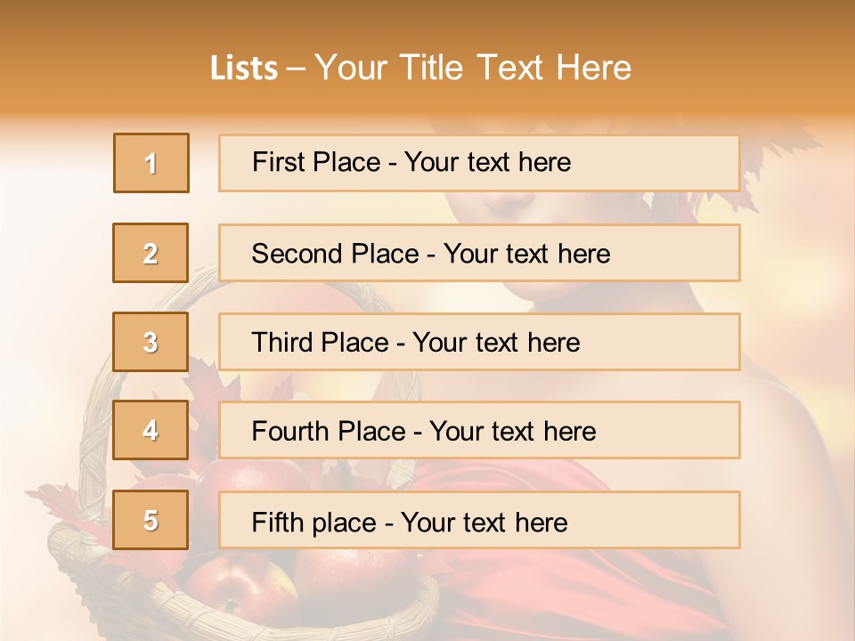 Hairstyling Apple Health PowerPoint Template