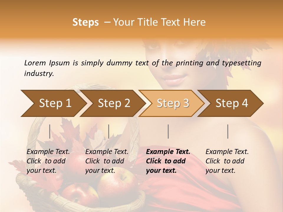 Hairstyling Apple Health PowerPoint Template